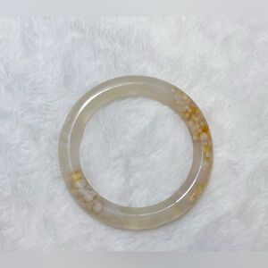 Flower Agate/ Cherry Blossom Agate Bangle